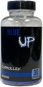 CONTROLED LABS Blue Up Test Boost, Tribulus Terrestris, Avena Sativa, Eurycoma Longifolia, Natuurlijke Cafeïne, Sterkte verhogen supplement - 30 porties