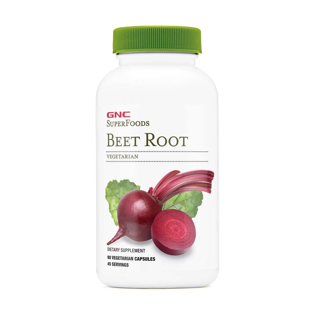 GNC SuperFoods Beetwortel, Biedt 60mg Chlorofyl, 90 Capsules