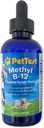 PetTest Methyl B12 Vitamin Liquid Drops 4fl oz (5000 MCG) Supplement met Methylcobalamine voor Diabetische Huisdieren, Maximale Absorptie om de energie voor honden en katten te verhogen