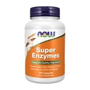 NOW Supplementen, Super Enzymen, Geformuleerd met Bromelain, Ox Bile, Pancrean en Papain, Super Enzymen,90 Capsules