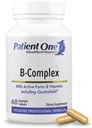 Patiënt One B-complex Supplement ter ondersteuning van energie, en hart en hersenen gezondheid* 