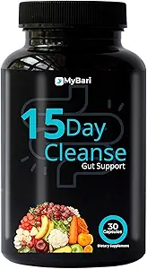 15 dagen reiniging - Gut and Colon Support - Advanced Gut Cleanse Detox for Women & Men with Senna, Cascara Sagrada & Psyllium Husk - Non-GMO - Made in USA - 30 Capsules