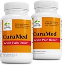 Terry Naturally CuraMed Acute Pijn Verlichting - Supplement met BCM-95 Curcumine & BOS-10 Boswellia - Zwarte Sesamzaadolie ter ondersteuning van de verlichting van af en toe ongemak - 120 Liquid Gels (pakket van 2)