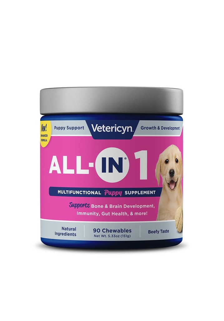 Vetericyn All-in 1 Multifunctionele Puppy Supplement  Aantal
