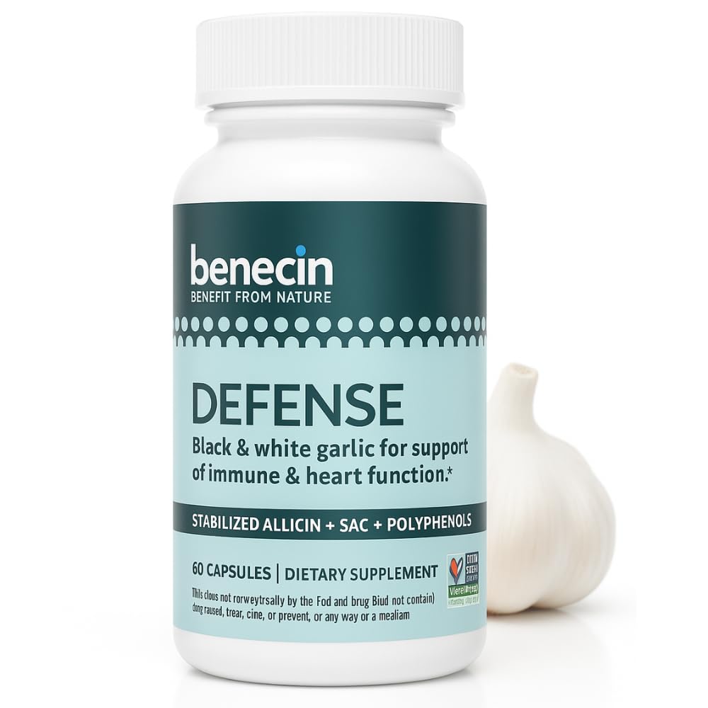 Benecin Defense 1500 mcg Stabilized Allicin per Capsule 