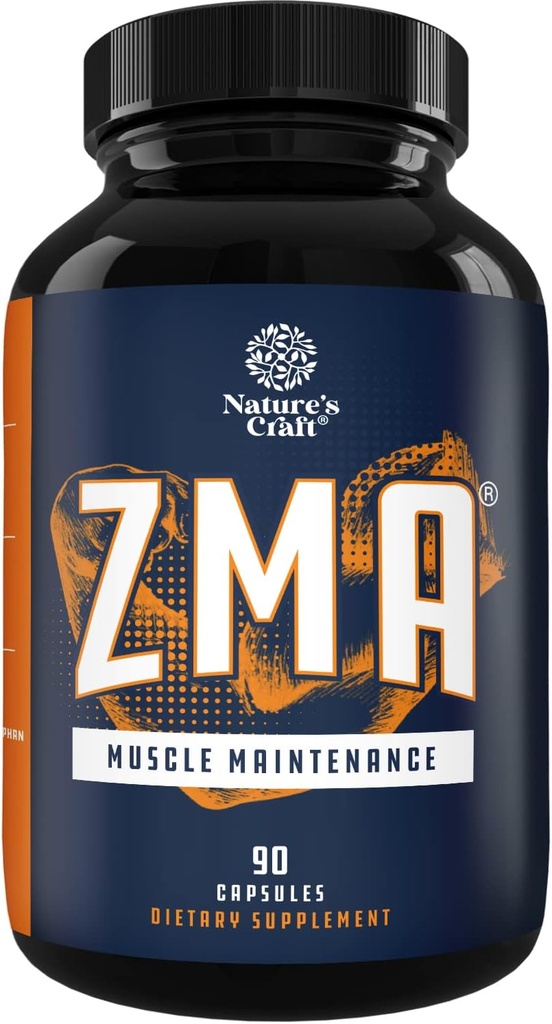Post Workout Herstel ZMA Supplement - ZMA Supplementen voor mannen en vrouwen Muscle Recovery met Zink Magnesium Vitamine B6 5HTP en BioPerine voor verbeterde absorptie - Spiergroei Mineral Complex