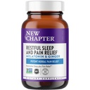 Nieuw hoofdstuk Slaaphulp, Rustige Slaap- en Pijnverlichting, Melatonine & Gember Slaapsupplement, Glutenvrij en Non-GMO, 30 Vegetarische Capsules