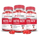 Justified Laboratories (3 Pack Keto Rush Keto ACV Apple Cider Vinegar Boost Geformuleerd met Granaatappel Beet Juice Powder B12 Vegan Non GMO 180 Gummies