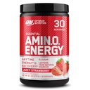 Optimale voeding Amino Energy - Pre-workout met groene thee, BCAA, Aminozuren, Keto vriendelijk, Green Coffee Extract, Energiepoeder - Sappige aardbeien Burst, 30 porties (Verpakking mei Vary)