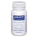 Encapsulations pures Pycnogenol 100 mg de supplément hypoallergénique pour promouvoir la santé vasculaire et fournir un soutien antioxydant