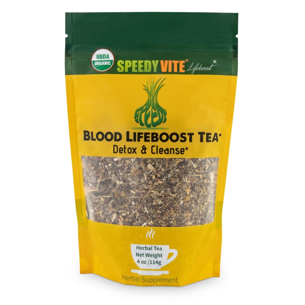 SpeedyVite® Blood Lifeboost Thee Reinigt & ondersteunt natuurlijke verwijdering van overtollige afvalchemicaliën uit de bloedstroom* 
