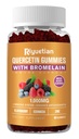 Quercetine met bromelaïne, zink en vitamine C - Cardiovasculair,Aging ondersteuning Kauwbare vitamines -Vegan - Pure quercetine voor kinderen en volwassenen - Non-GMO 60 Tel.