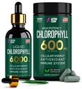 (Bundle) Gouttes de chlorophylle liquide et capsules de chlorophylle – Énergie naturelle, soutien immunitaire, fraîcheur interne et supplément antioxydant