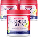 (3 Pack) Baobab Bliss Powder, Baobab Bliss Organic Powder, Baobab Bliss Powder All Natural Fiber Supplement, Baobab Bliss Fruit Powder, Baobab Bliss Powder Organic Review, 90 Servings for 3 Months