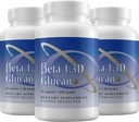 Supplément de soutien immunitaire de point de transfert Beta 1,3D Glucan hautement purifié (paquet de 3-500 mg de fibre de b-glucane par gélule)