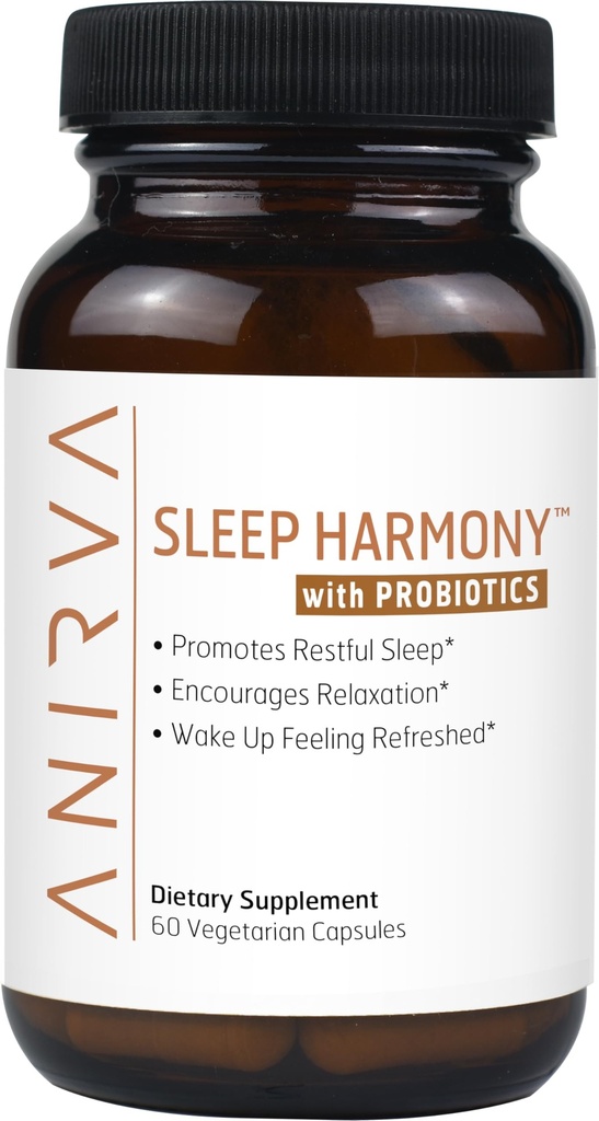 Slaapharmonie - Natuurlijke slaapsupplement met Probiotica, Magnesium, Ashwagandha, kamille, GABA, Melatonine - Non-Habit vormend supplement voor ontspanning, stressverlichting, betere slaaphulp