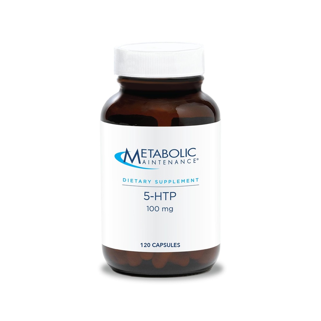 Metabolische Onderhoud 5-HTP - Levert 100 mg 5-Hydroxytryptofaan - Ondersteunt serotoninepaden, een positieve Outlook & Restfuness - 120 porties - 120 capsules