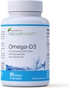 Omega-D3, Geconcentreerde EPA & DHA, Astaxanthine & Vitamine D3 