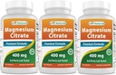 Best Naturals Magnesium citraat (Citrato de Magnesio) 400 mg 250 tabletten (400 mg elementair magnesium per 2 tabletten) (3)