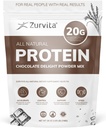 Zurvita - Chocolate Delight Proteïne Poeder - 20g Proteïne, Probiotica, 24+ Vitaminen en Mineralen - Geen kunstmatige zoetstoffen - 26oz (20 porties)