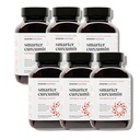 Slimmere voeding Curcumine Softgels - Vegan High Absorptie 400 mg Curcumine Supplement Gestandaardiseerd tot 95% Tetrahydrocurcuminoïden + Black Seed Oil & Gember voor Gezamenlijke & Immune Health - 360 Ct