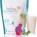 Baby Booster Tahitiaan Vanille Prenatale vitaminesupplement en eiwit Shake, Cafeïnevrij, Alle Natuurlijke, Vegetarische DHA, Hoog Proteïne, Methyl Folaat, B Vitaminen, Groot voor Morning Ziekte, 1 lb