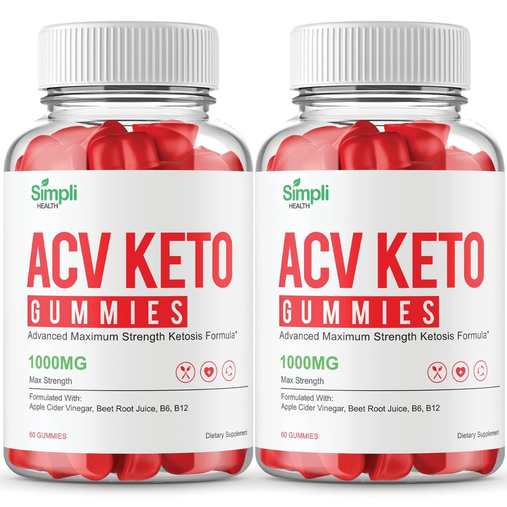 Simpli ACV Keto Gummies Simpli Health ACV Keto Gummies Extra sterkte (120 Gummies)