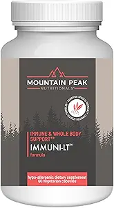 Mountain Peak Nutritionals Immuni-LT - Immune System & Whole Body Support Supplement - Power Packed Immune Booster, Dynamic Immune Defense with Essential Vitamines & Minerals (60 Vegetarian Capsules)