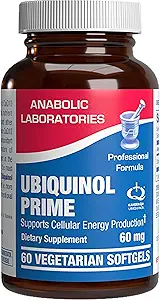 Ultra Absorption Ubiquinol CoQ10 Supplément - Coenzyme Q10 Supplément pour l'énergie immunitaire cardiaque Cellulaire et soutien du cerveau - Végétarien Non-OGM & Fabriqué aux États-Unis dans les installations cGMP - 60 services