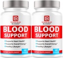 (2 Pack) Trusted Relief Blood Support Capsules - Officiële TrustedRelief Blood Support Vitamine pillen, Natuurlijke Vertrouwde Hulp Geavanceerde Premium Formule Wellness & Overal Health, 60 Capsules voor 2 maanden