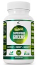 Biologische Vegan Super Greens Capsules met Ashwagandha - Immuun Ondersteuning met alle natuurlijke voeding voedingsstoffen Chlorella, Moringa, Spirulina, Kurkuma, Kale. Verbeteren van de spijsvertering, Boost Energie - Detox Pillen