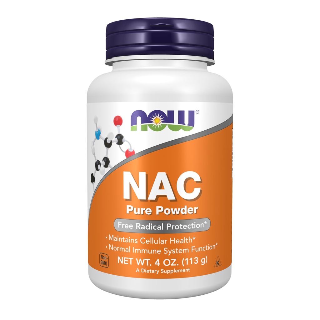Nu Supplementen, NAC (N-Acetyl Cysteine) 600 mg Pure Powder, Free Radicale Bescherming*, Cellular Health*, Immune System Function* 4-Ounce (113 g)