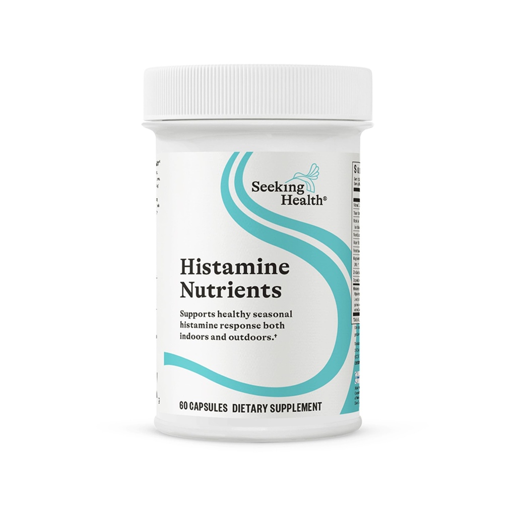 Seeking Health Histamine Nutriënten - Seizoengebonden Histamine Ondersteuning Supplement met vitamine B1, zink, & vitamine B3 - Aids Histamine Response - 60 capsules