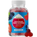 Fiber Gummies for Adults - Chicory Root Supplement with Prebiotic Support for Gut & Dispatitive Health - Oplosbare digestie Capsules for Moomach Regulation & Immune Aid - Sugar Free & Vegan - 120 Tel.