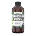 Huile de graines noires biologique - USDA Certifié Huile de graines de cumin noir biologique liquide – haute teneur en thymoquinone – non-OGM et pressé à froid – riche source d'acides gras oméga-6 et oméga-9 - 8 Oz