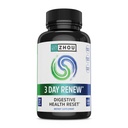 Zhou 3 dagen renew - Probiotica voor de spijsvertering van gezondheid, probiotica voor mannen en vrouwen, Gut Health & Natural Reset Ondersteuning Supplement met gember en aloë - 27 Veg Caps