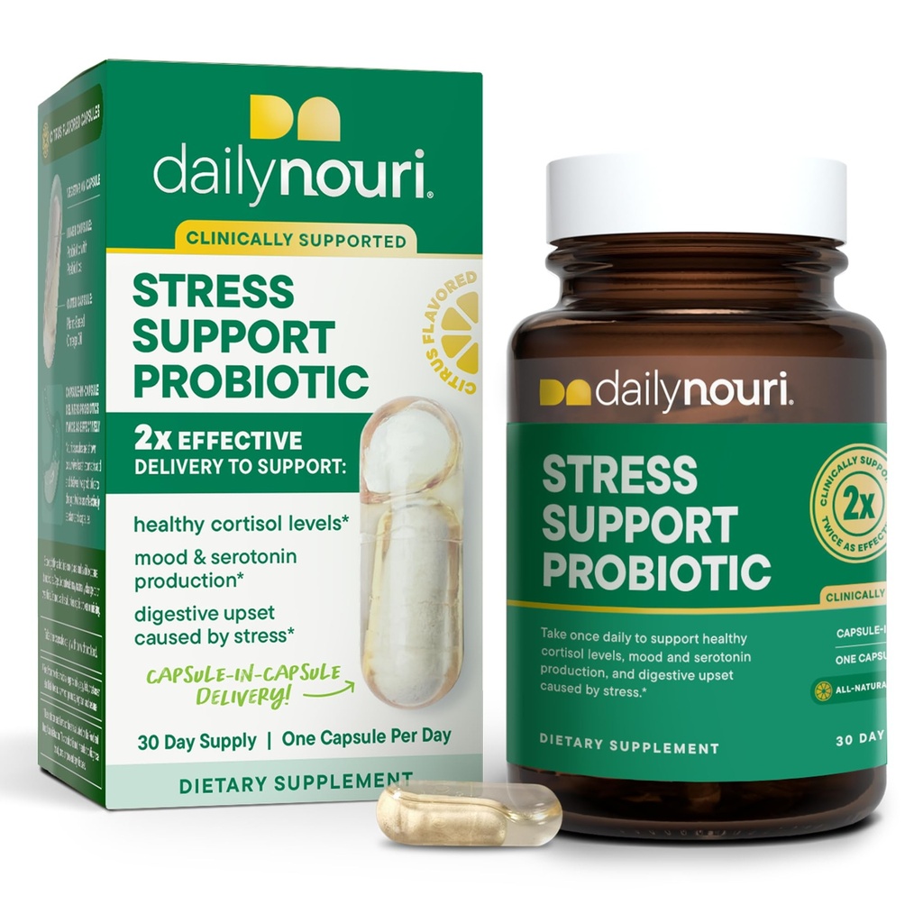 Dagelijks Nouri Stress Support Probiotic for Women & Men 
