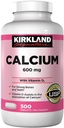 Kirkland Signature Calcium 600 mg. met vitamine D3, 500 tabletten (4 verpakkingen)