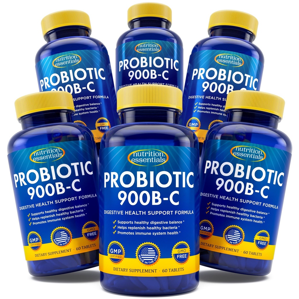 Voeding Essentials GMP Certified Probiotic Dietary Supplement 6 Flessen 360 Capsules