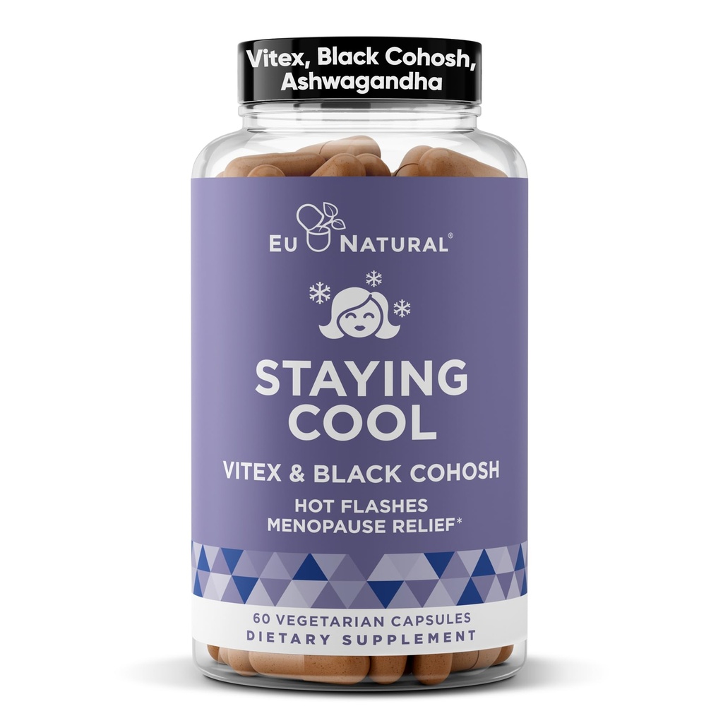 Blijven Cool Menopauze Supplementen voor vrouwen Hormonale Hot Flash Relief, Gewicht Ondersteuning, & Nacht Sweaters 