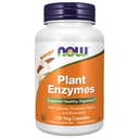 NOW Foods Supplementen, Plant Enzymen met Lactase, Protease, Papain en Bromelain, 120 Veg Capsules