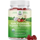 Immuun Booster Kids Probiotic Gummies - Bacillus Subtilis Probiotic for Kids Upsset Mtomach Body Cleanse Immuun Boost and Colon Detox - Constipatie Relief and Digestief Health Vitaminen Gummy