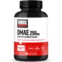 FORCE FACTOR DMAE supplement voor concentratie, concentratie en gezonde cognitieve functie, hersensupplement en neurotransmitter ondersteuning, veganistisch, niet-GMO, 100 capsules