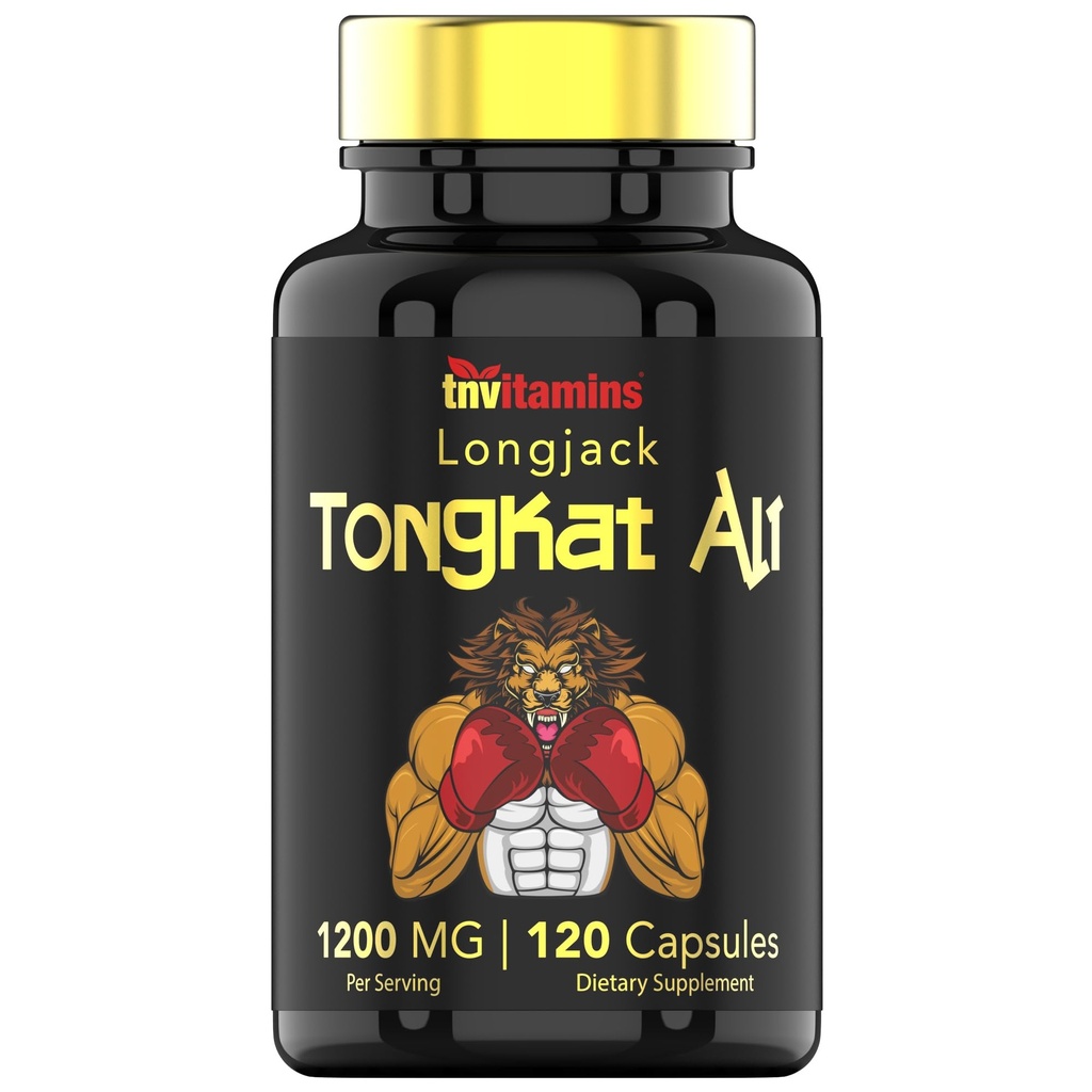 Tongkat Ali voor mannen: 1200 mg x 120 Capsules 