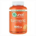 Qunol Kurkuma Gummies, Gummy met 500mg Kurkuma Curcumin, Joint Support Supplement, Ultra High Absorptie Tumeric Curcumin, Veganistisch, Glutenvrij, 2 maanden levering, 120 Tellen