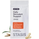 Stasis Daytime Energy & Focus Supplement to Pair with Your Stimulant - Nouveau et amélioré formule pour l'énergie toute la journée, l'humeur et le soutien du cerveau - Nootropics avec ajouté CoQ10 & Rhodiola Rosea (25 services)
