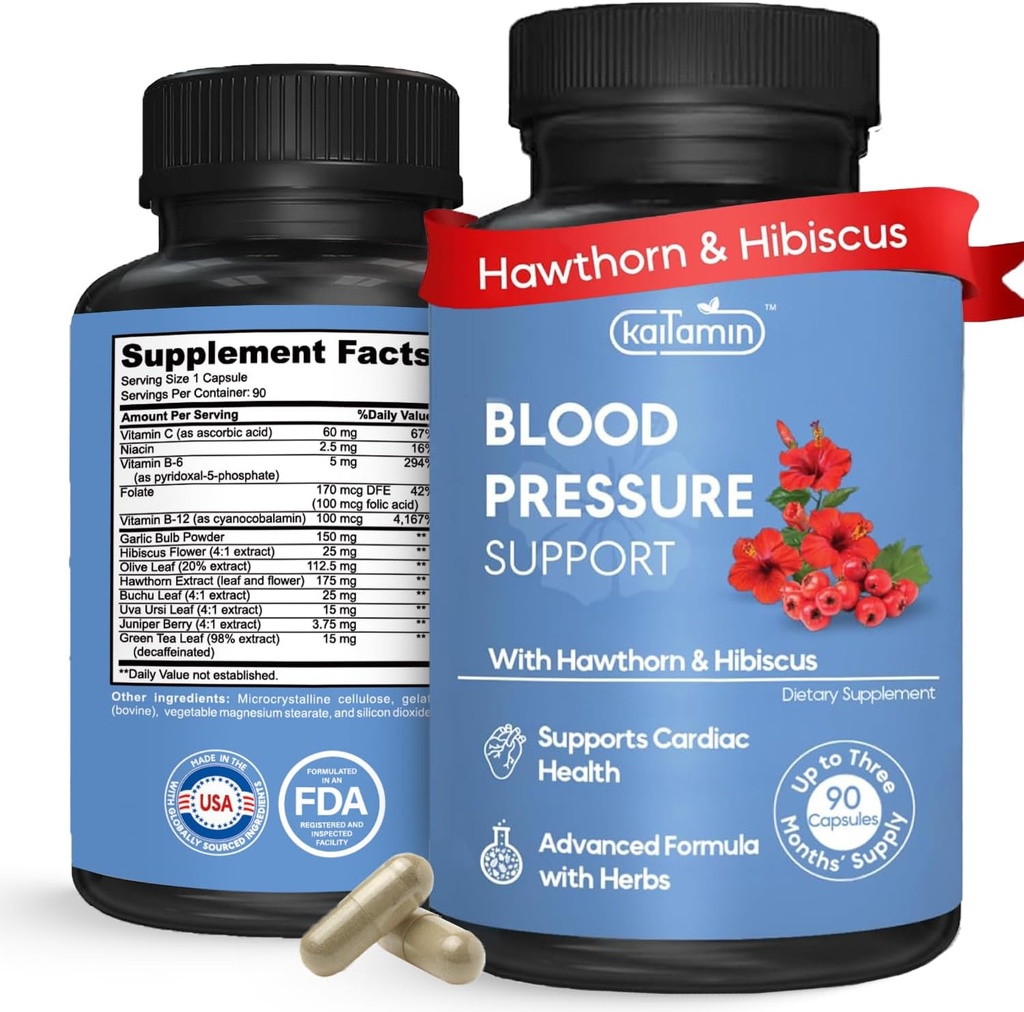 Blood Pressure Support Supplement 
