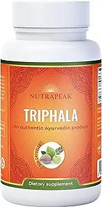 Triphala Capsules - 2000mg - Ayurvedische Triphala Guggulu Blend Made with Amla Haritaki Bibhitaki Powder - 120 Capsules - Vegan Non-GMO Soy Free Gluten Free