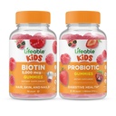 Lifeable Biotin Kids + Probiotic 2 Miljard CFU Kids, Gummies Bundle - Grote Proeverij, Vitamine Supplement, Glutenvrij, GGO vrij, Kauwbare Gummy