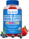 Feel Great USDA Probiotic Gummies for Adults and Kids - 2,5 miljard CFU (30 dagen) 